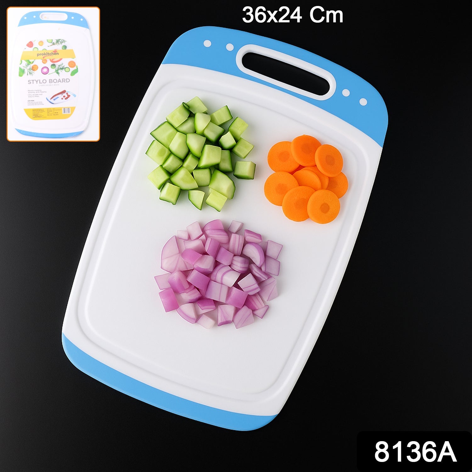 Plastic Chopping Board – Non-Slip, Antibacterial | Pro Clean Secondary image