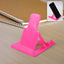 Adjustable plastic mobile phone stand holder in foldable design