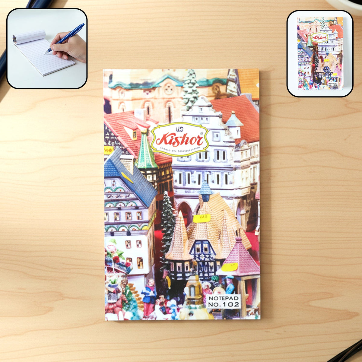 Premium pocket notebook with durable printed cover and 80 smooth pages Main image
