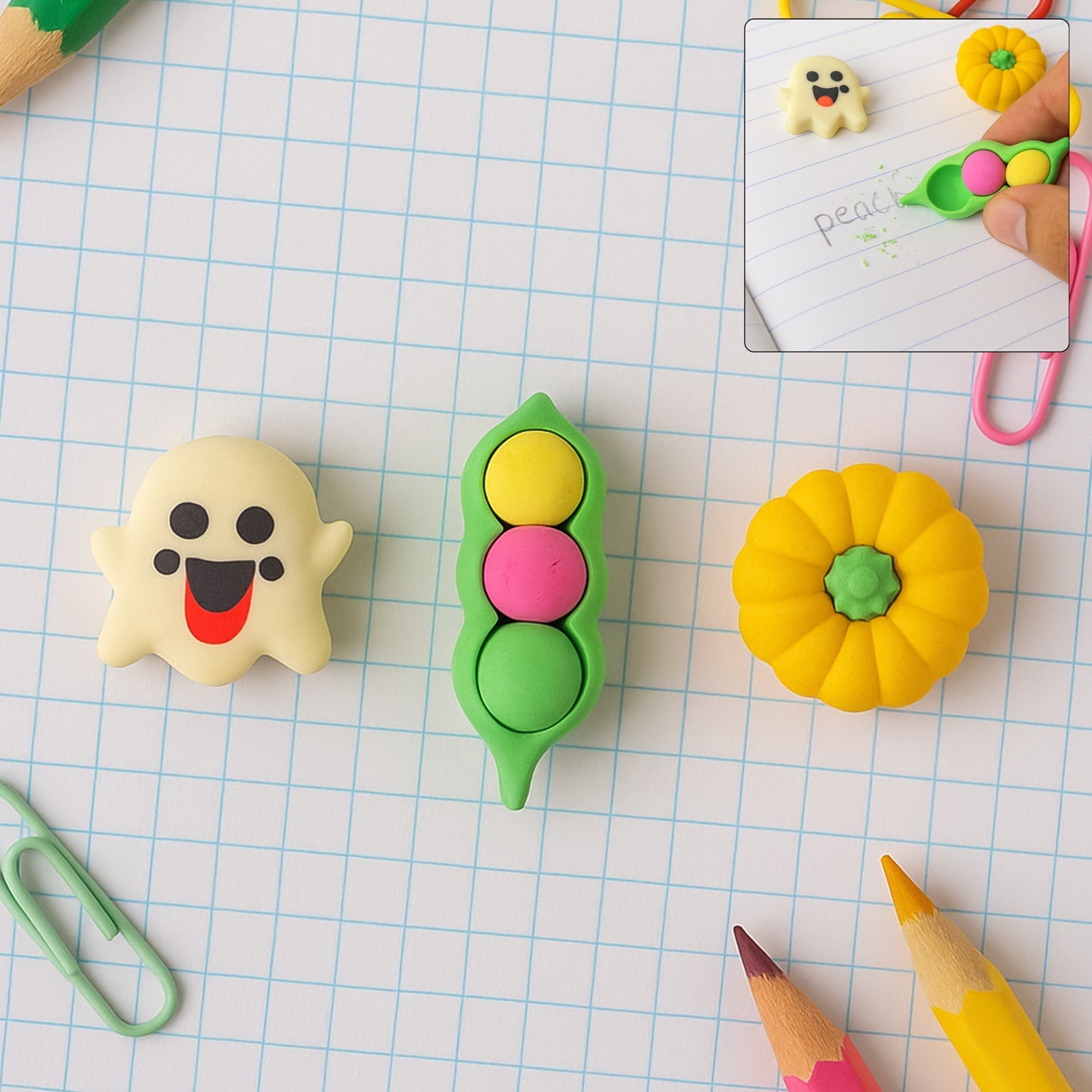 Cartoon Eraser – Soft Non-Toxic 3D Rubber for Kids Secondary image