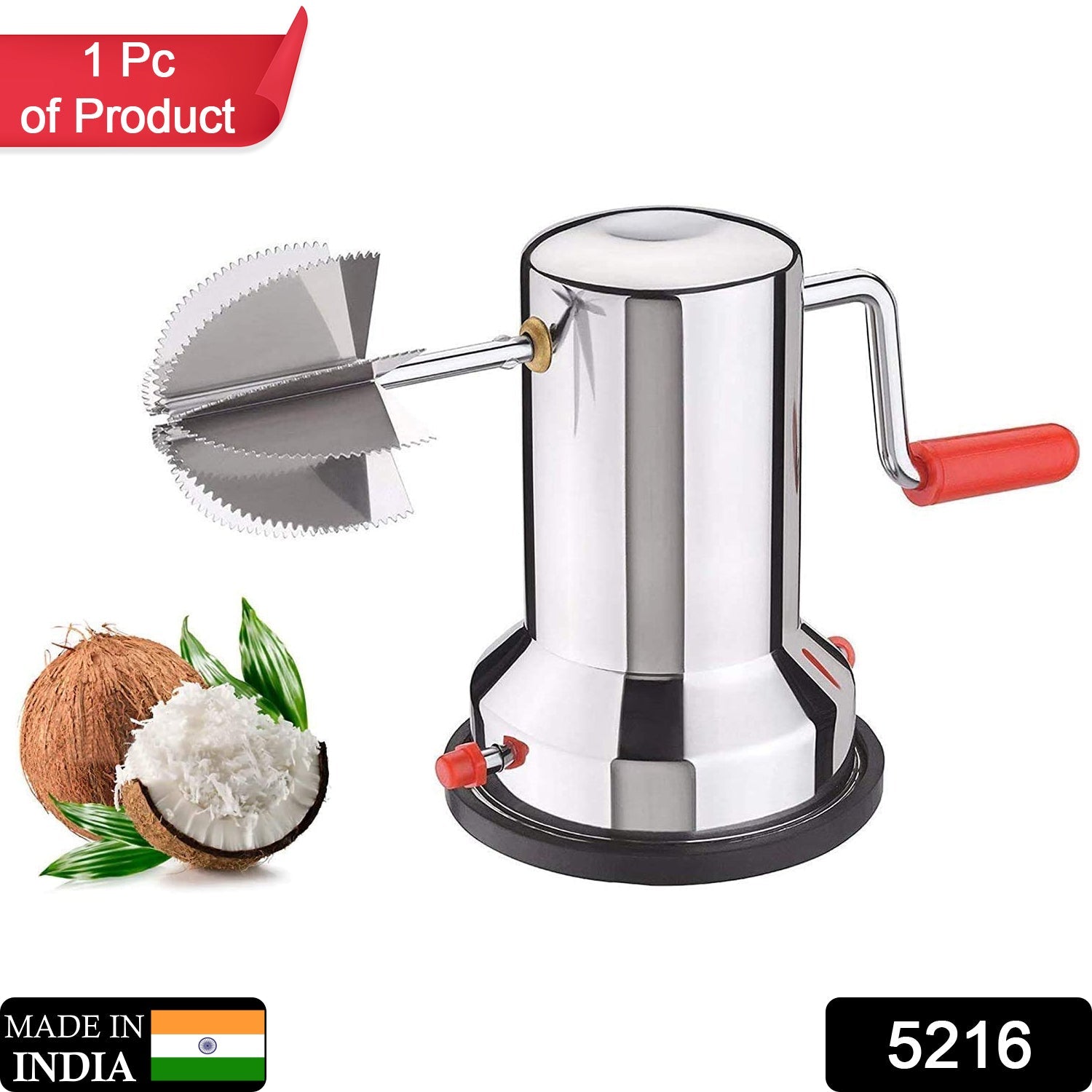 Coconut Scraper Manual Steel – Durable Kitchen Tool | Styleva Secondary image