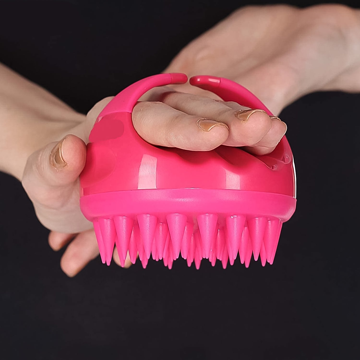 Scalp Massager Comb – Soft Silicone Brush for Hair Health | Velvet Wellness Secondary image