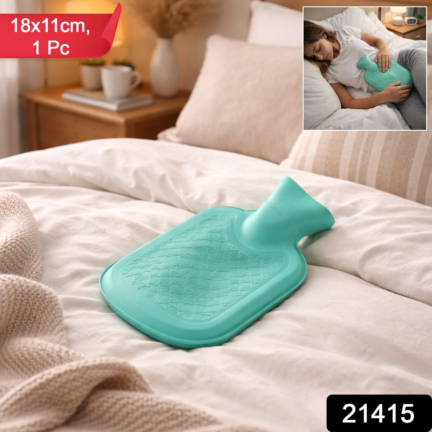 Reusable Hot Water Heating Bag – Leak-Proof Pain Relief Comfort Secondary image