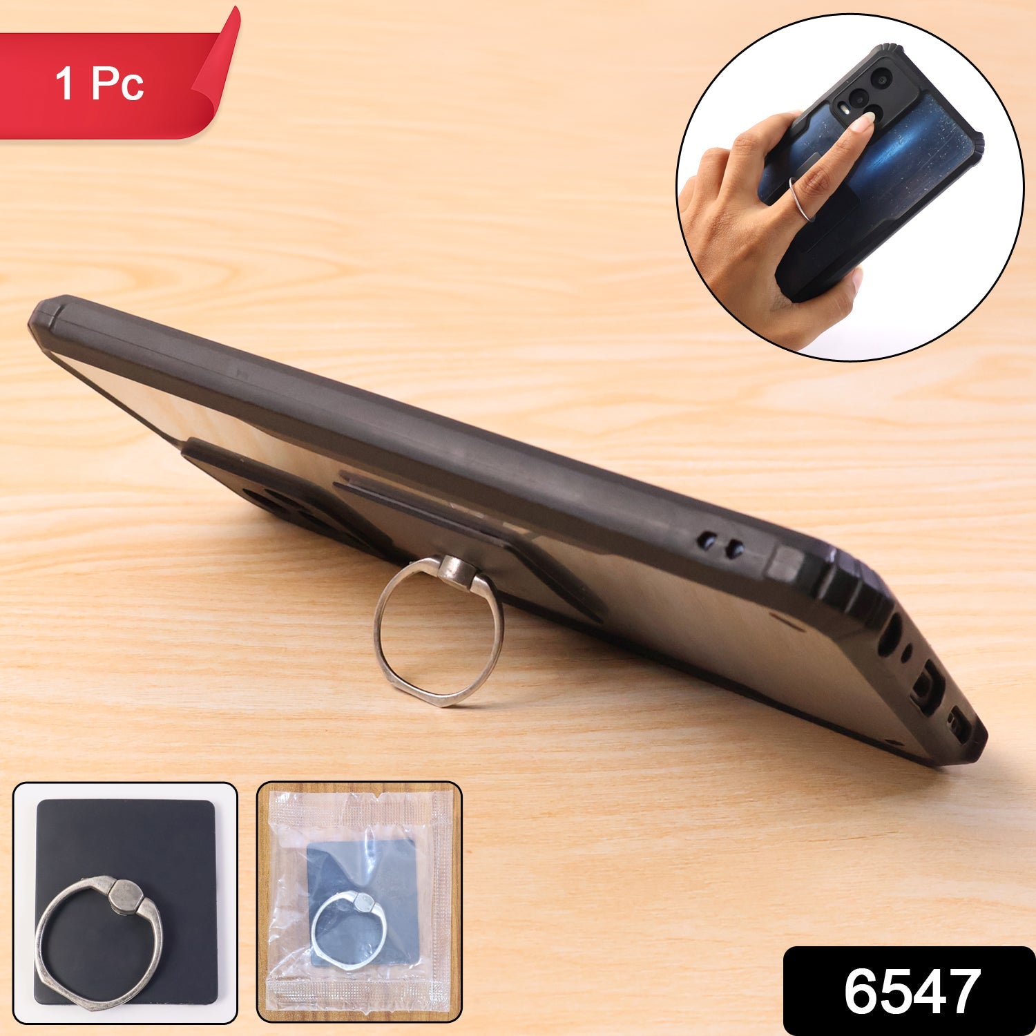 Phone Ring Stand – Secure 360° Rotation Grip & Kickstand | Gambit Secondary image
