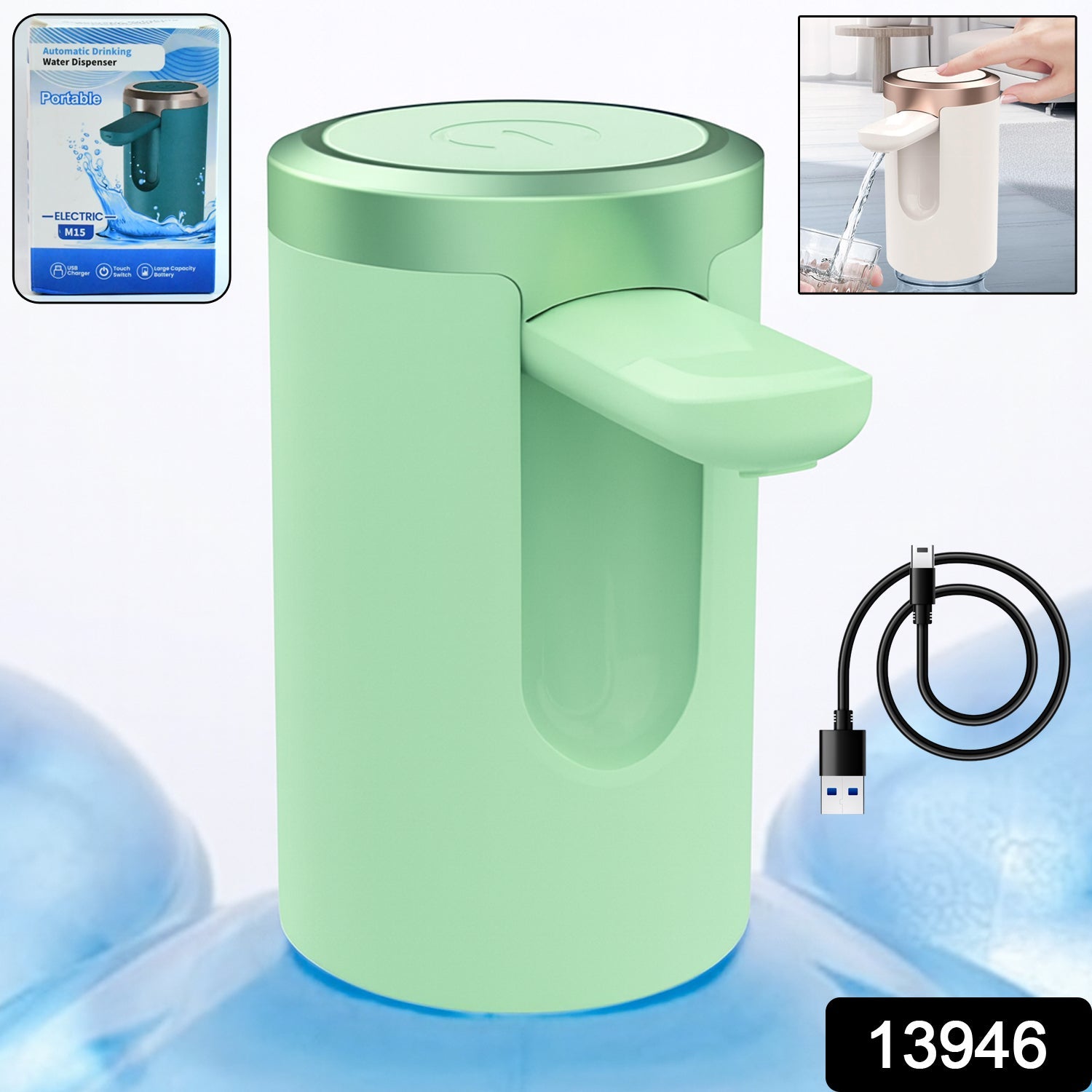 Automatic Water Dispenser – USB Rechargeable for 20L | Own Hydrate Secondary image