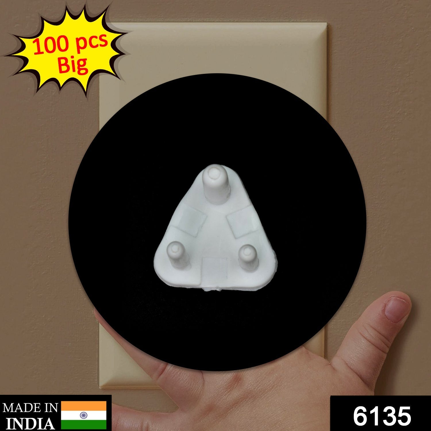 Baby Safety Socket Cover – 100 Pc Outlet Plug Protector | Velva Baby Secondary image