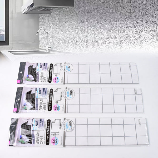 Aluminium kitchen wall sheet providing durable heat and moisture protection