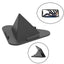 Black Pyramid Mobile Stand on white background showing sleek design
