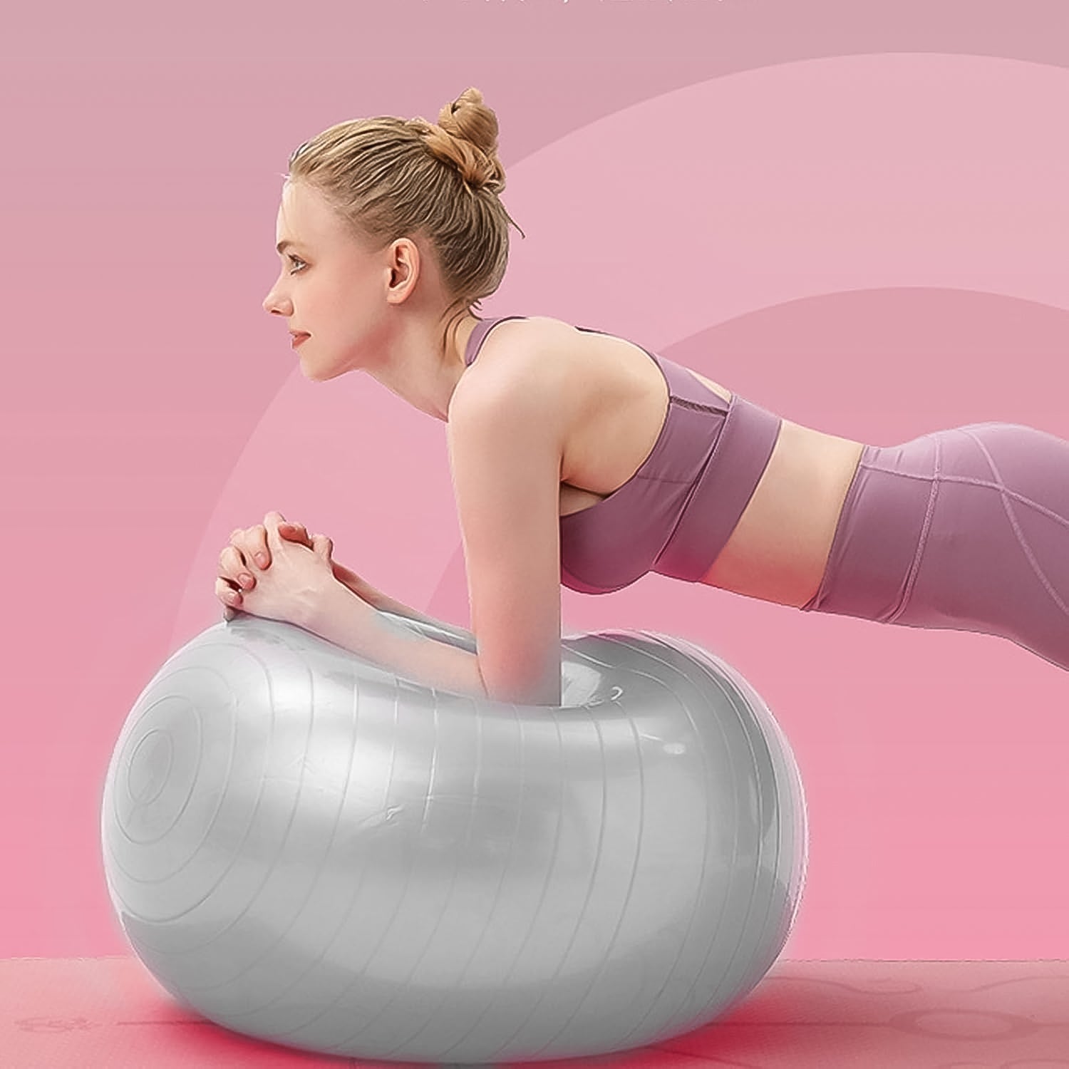 75CM Stability Gym Ball – Heavy Duty Non-Slip Fitness Ball Secondary image