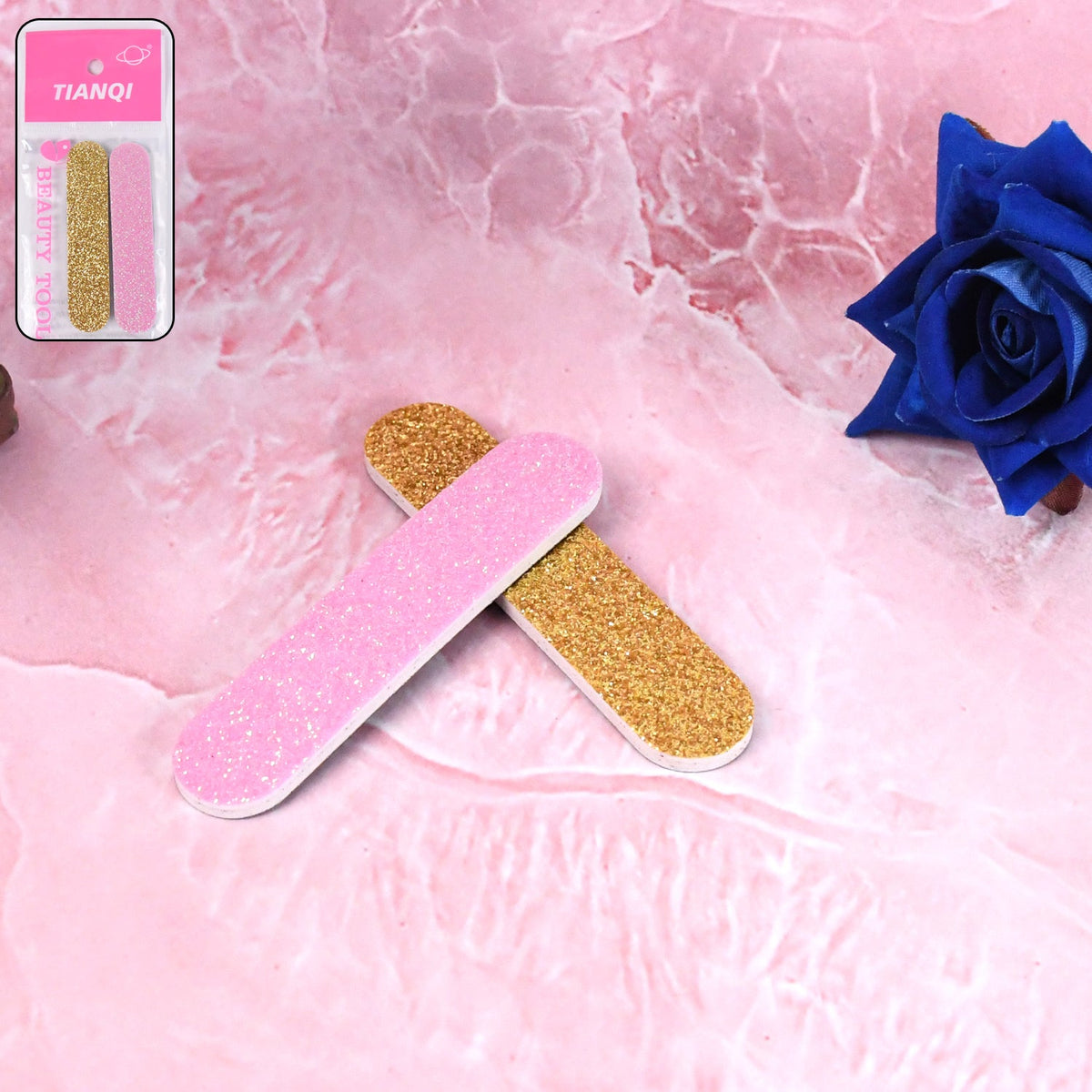 Two professional double-sided nail files for precise nail shaping Main image