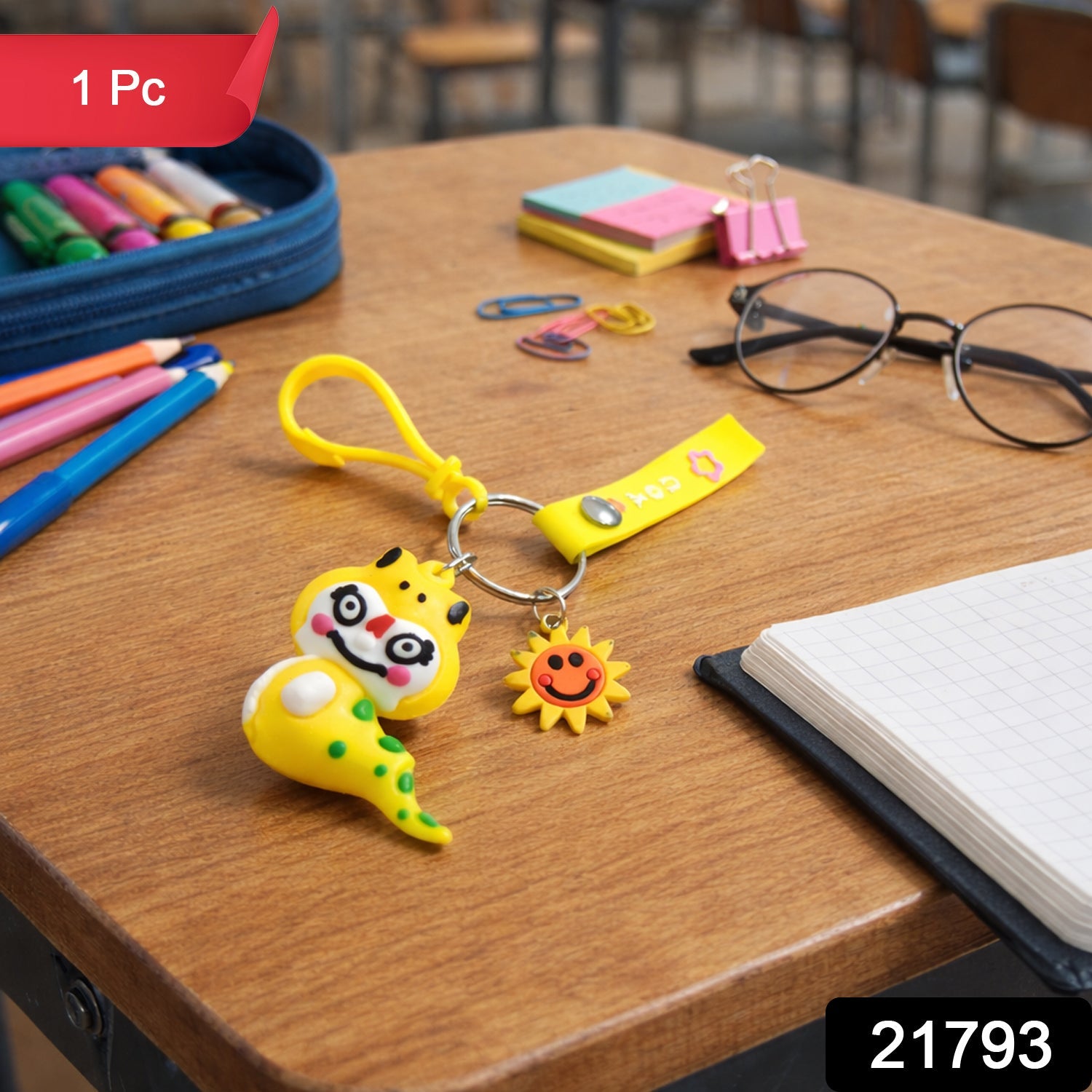 Cute Dinosaur Keychain – Playful Accessory for Bags & Keys Secondary image