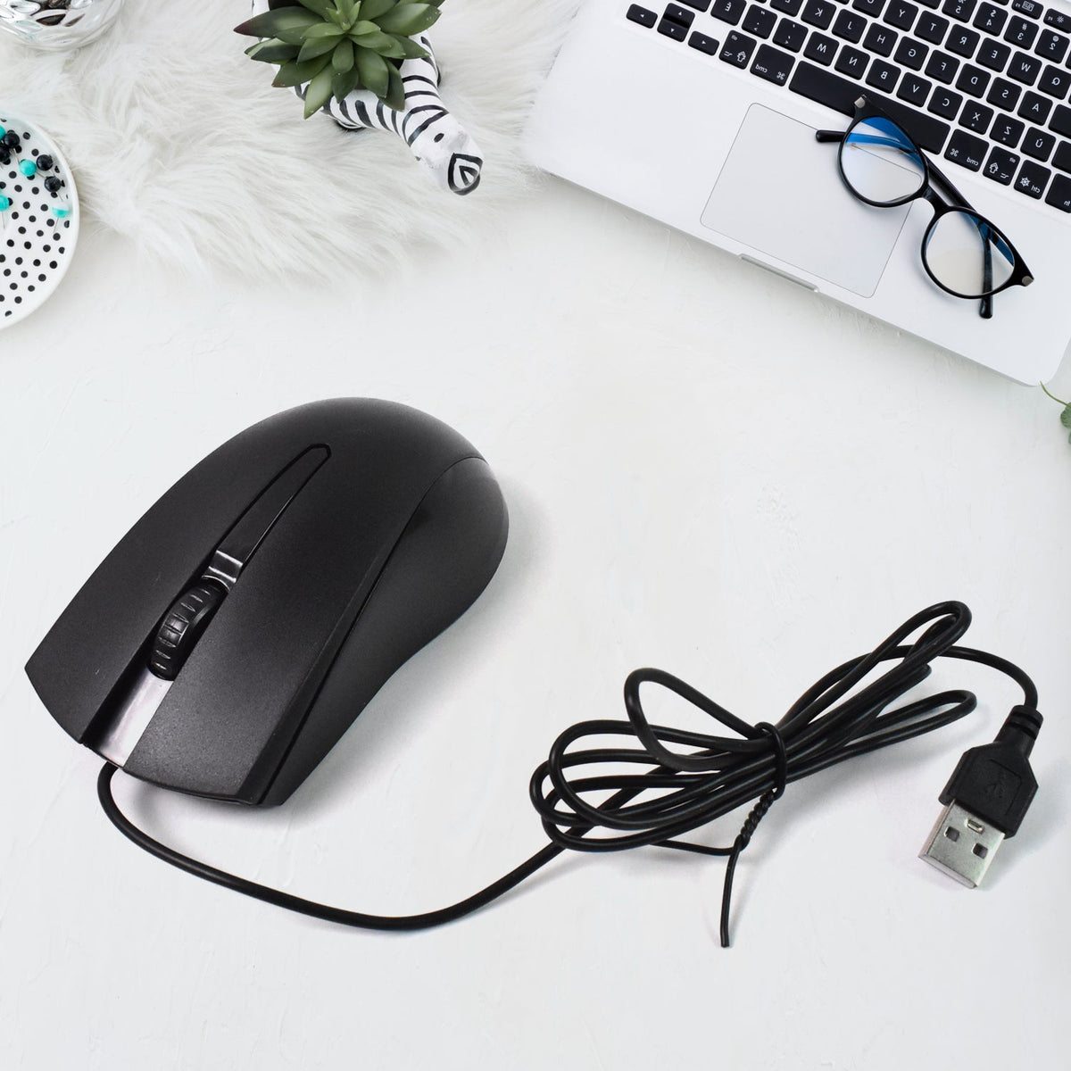 Compshop X2 Wired Optical Mouse with its sleek design on a clean white background. Main image