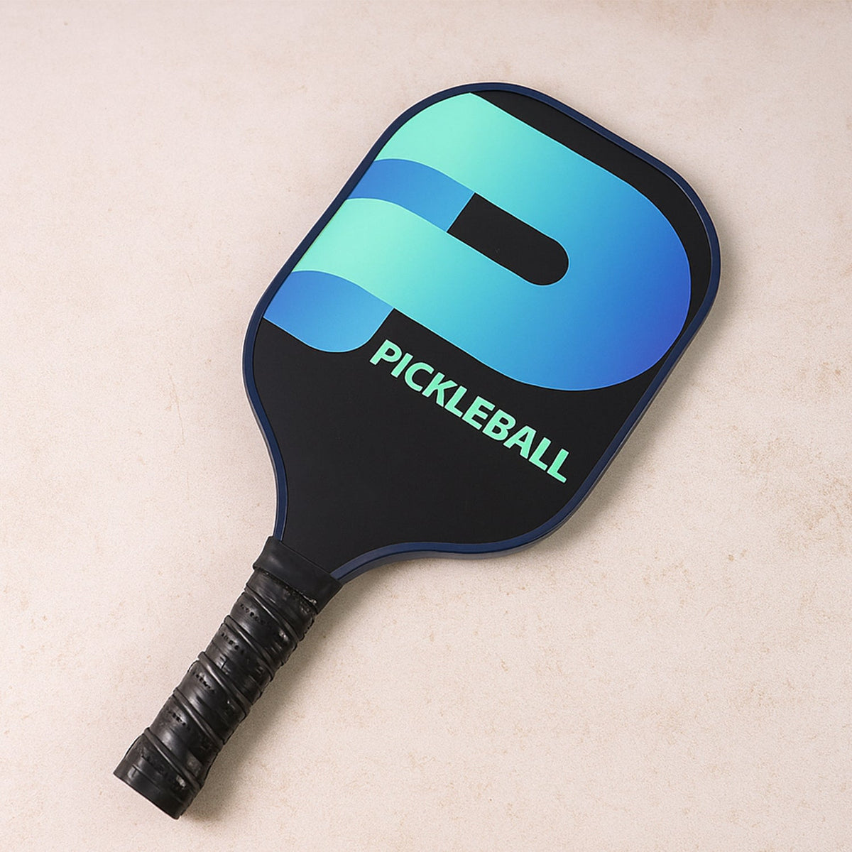 Fiberglass pickleball paddle with cushioned grip and professional finish Main image
