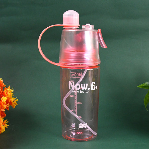 Colorful 2-in-1 mist spray water bottle with push-button spray for quick refreshment