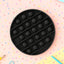 Round silicone Pop It fidget toy for stress relief and sensory play