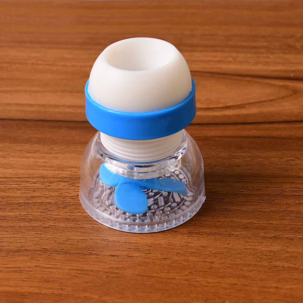 Adjustable kitchen sink tap water filter with splash guard for cleaner rinsing Main image