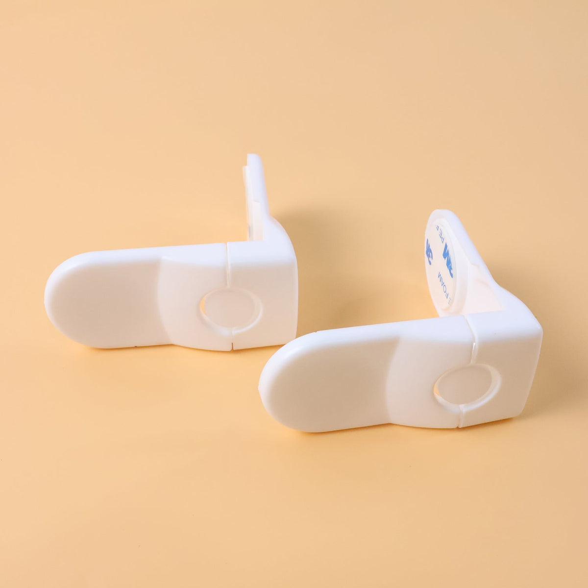 Baby safety cabinet lock securing corner of furniture Main image
