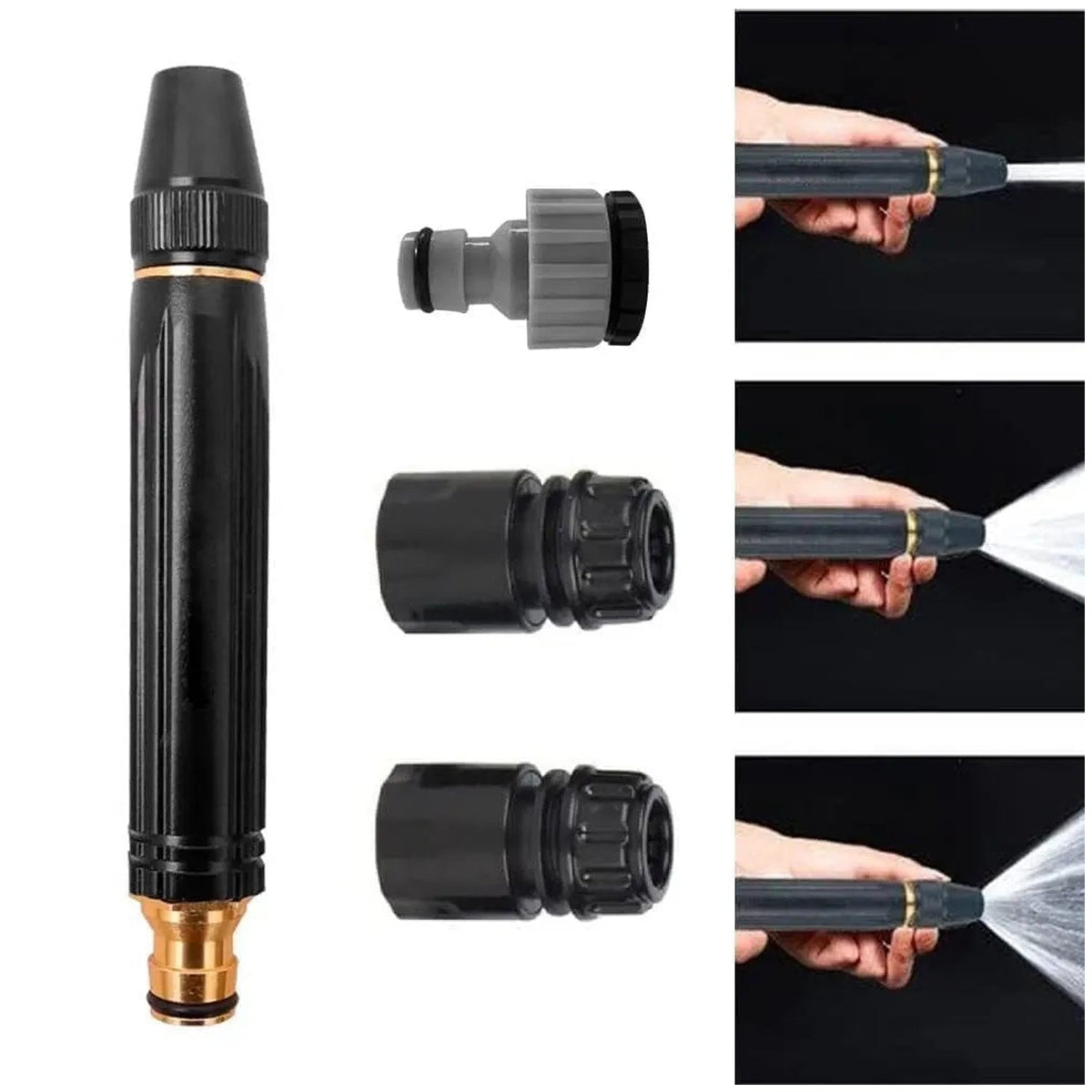High-pressure Car Washer Spray Gun with adjustable nozzle, ideal for vehicle cleaning. Main image