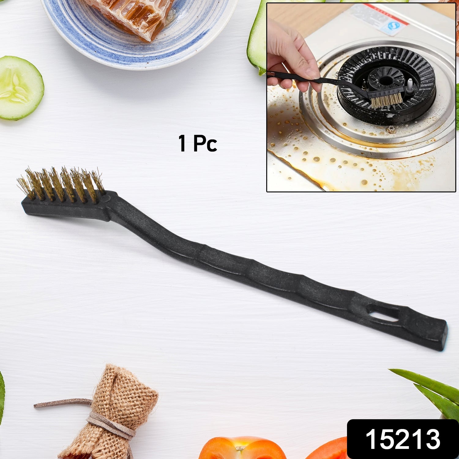 Brass Wire Brush – Multi-Purpose Cleaning & Rust Removal | Velvet Wipe Secondary image