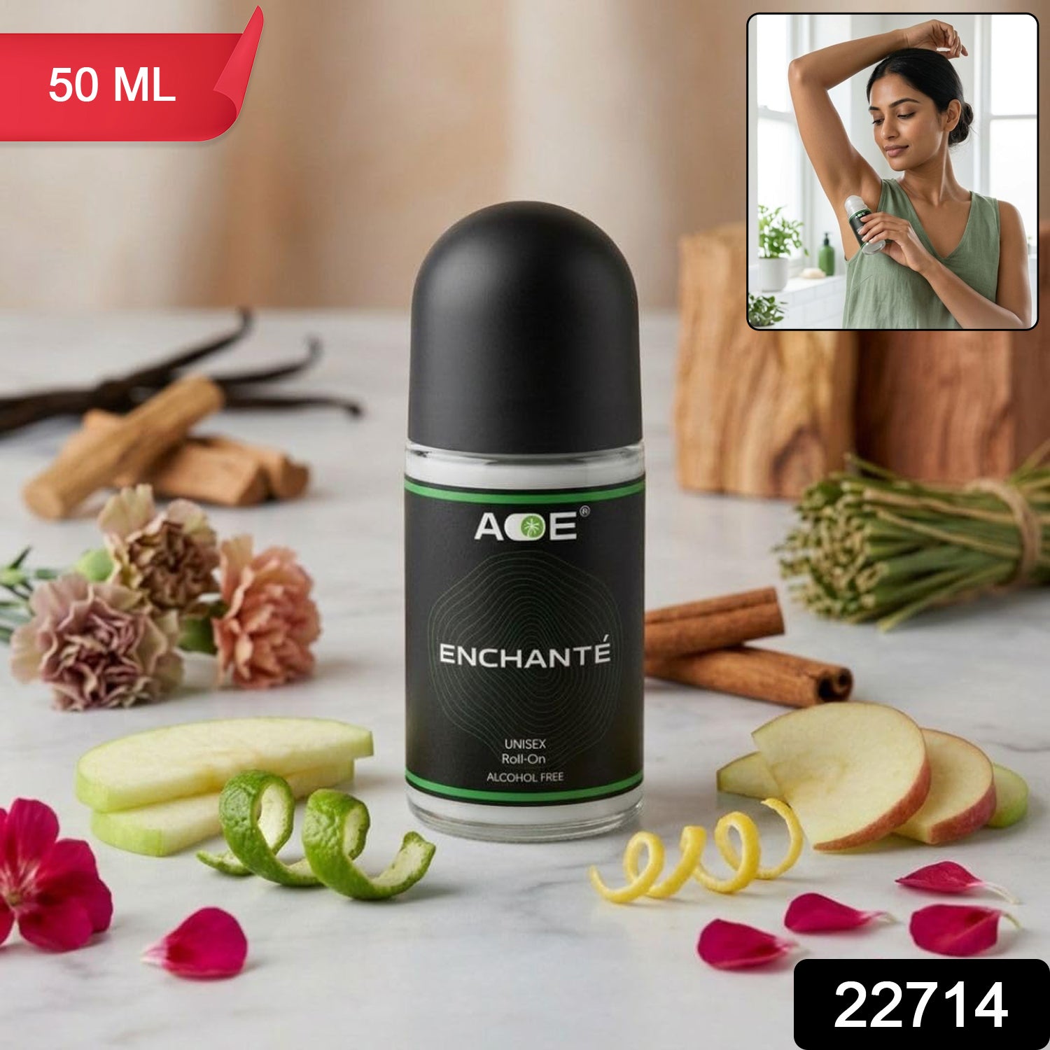 Unisex Roll-On Deodorant – Long-lasting freshness & gentle formula Secondary image