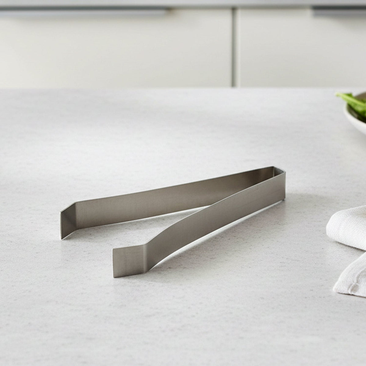 Stainless steel fish bone tweezer with angled precision tip for accurate deboning Main image