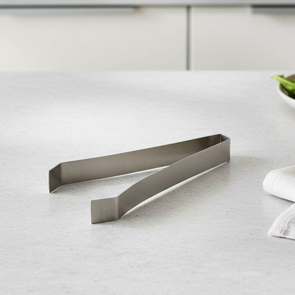 Stainless steel fish bone tweezer with angled precision tip for accurate deboning