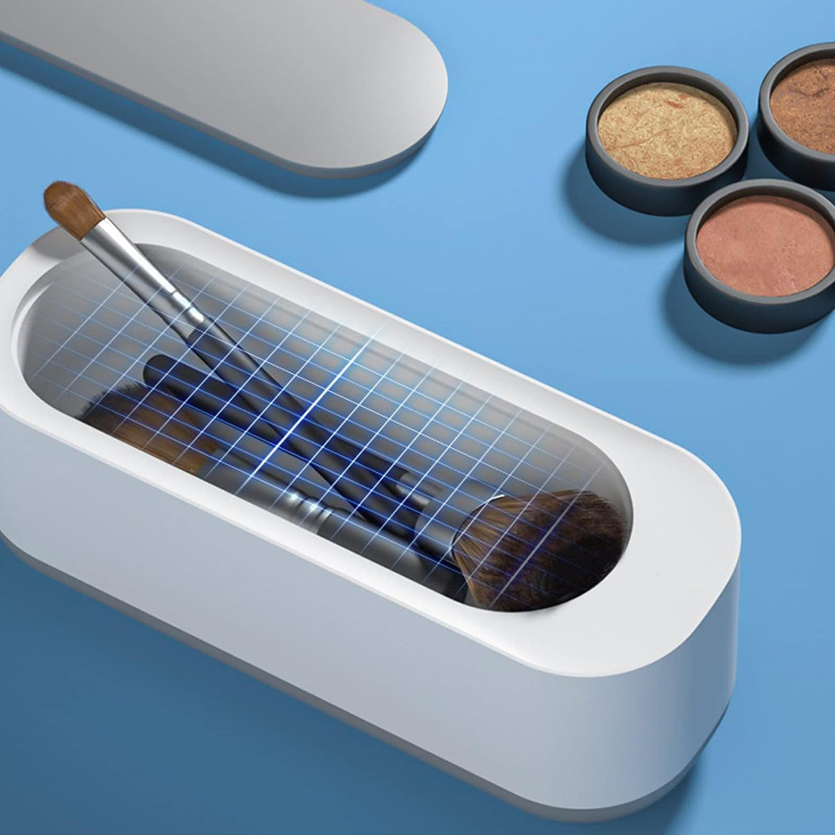 Velvet Wipe ultrasonic jewellery cleaner machine on a white surface. Main image