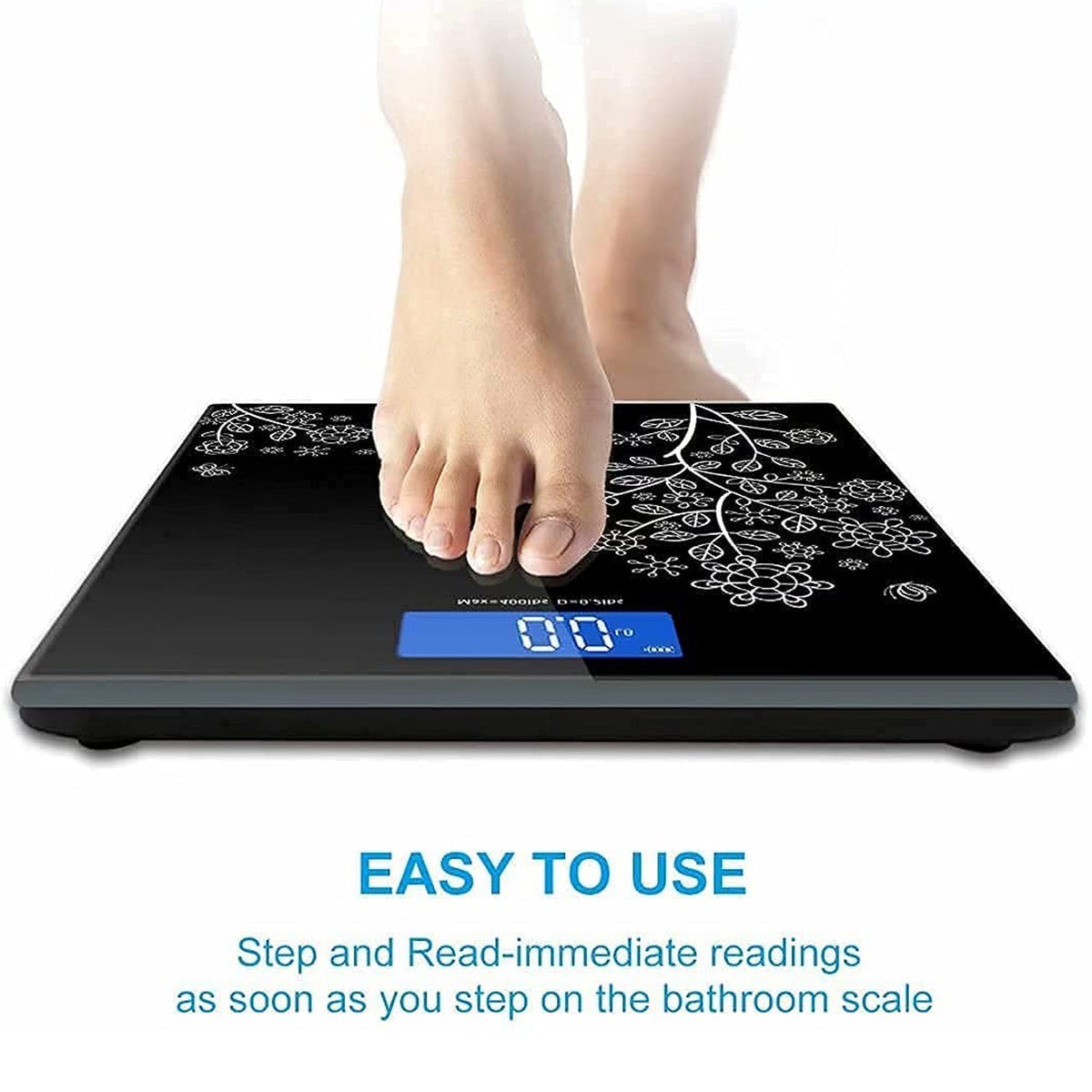 Sleek digital bathroom scale with a modern design for accurate home weight tracking. Main image