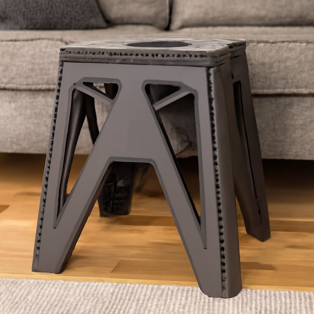 Supermom 18 inch folding stool providing secure and portable seating Main image