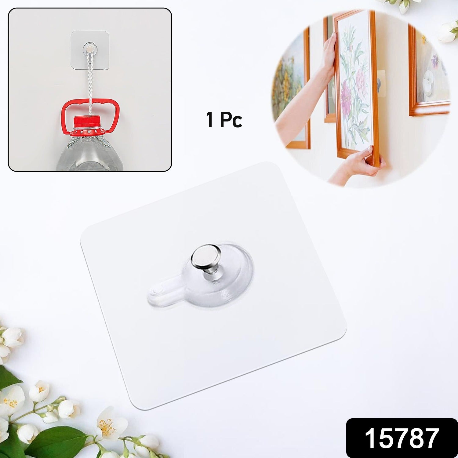 Adhesive Photo Frame Wall Hook – Strong, Damage-Free Hanging Secondary image
