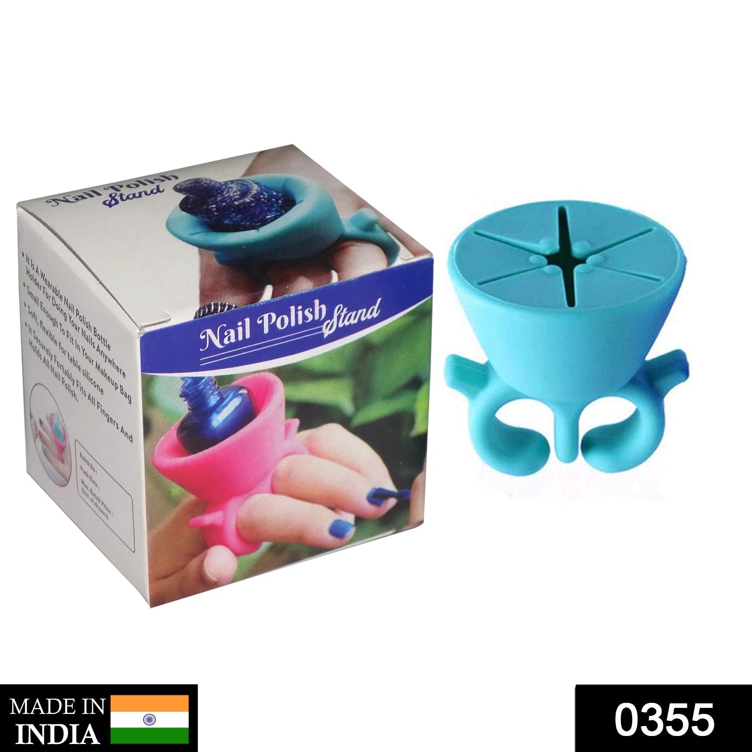 Nail Polish Holder – Spill-Proof Ring & Portable Stand | AuriGlam Secondary image