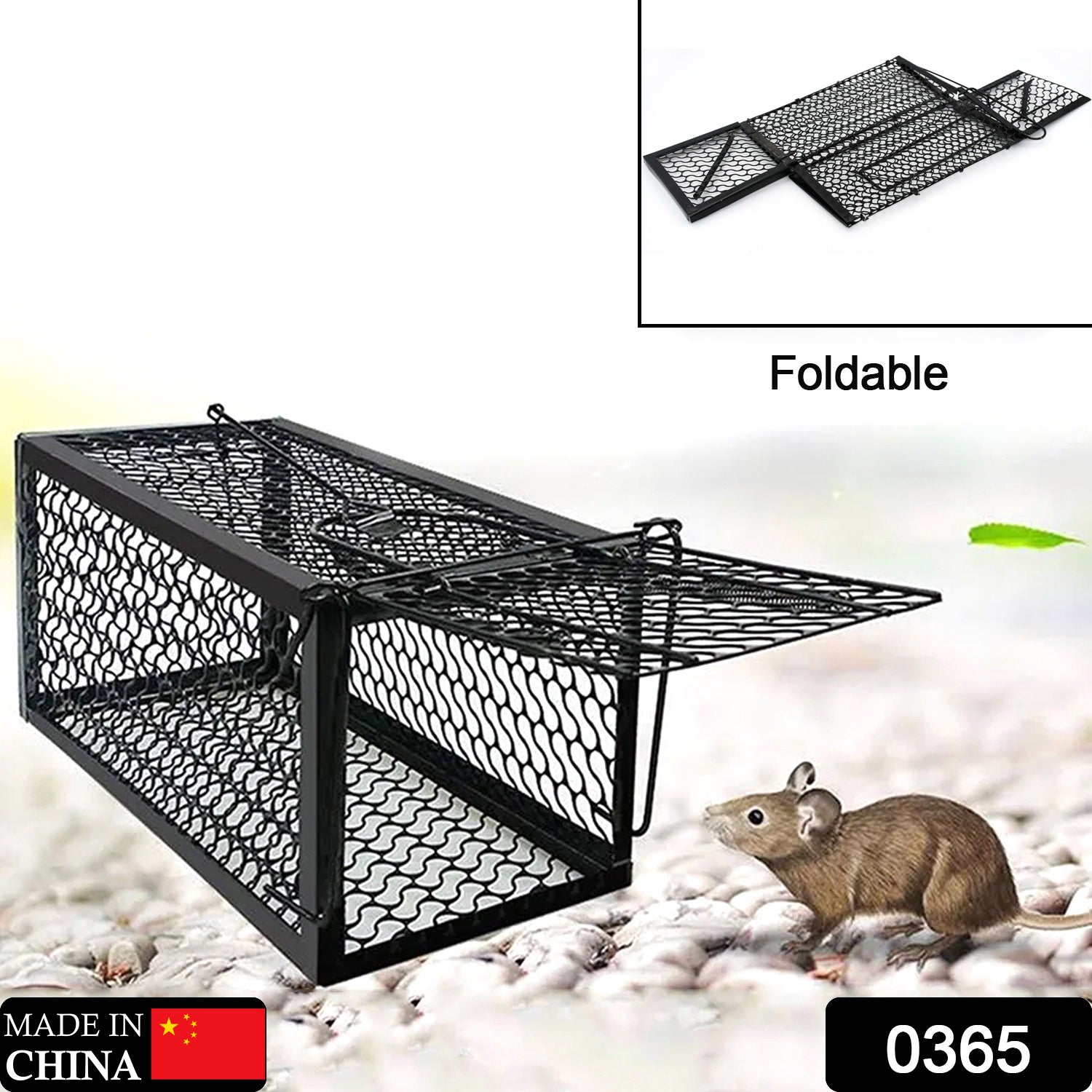 Humane Mouse Trap – Foldable Live Catch Cage for Rodents | Secondary image