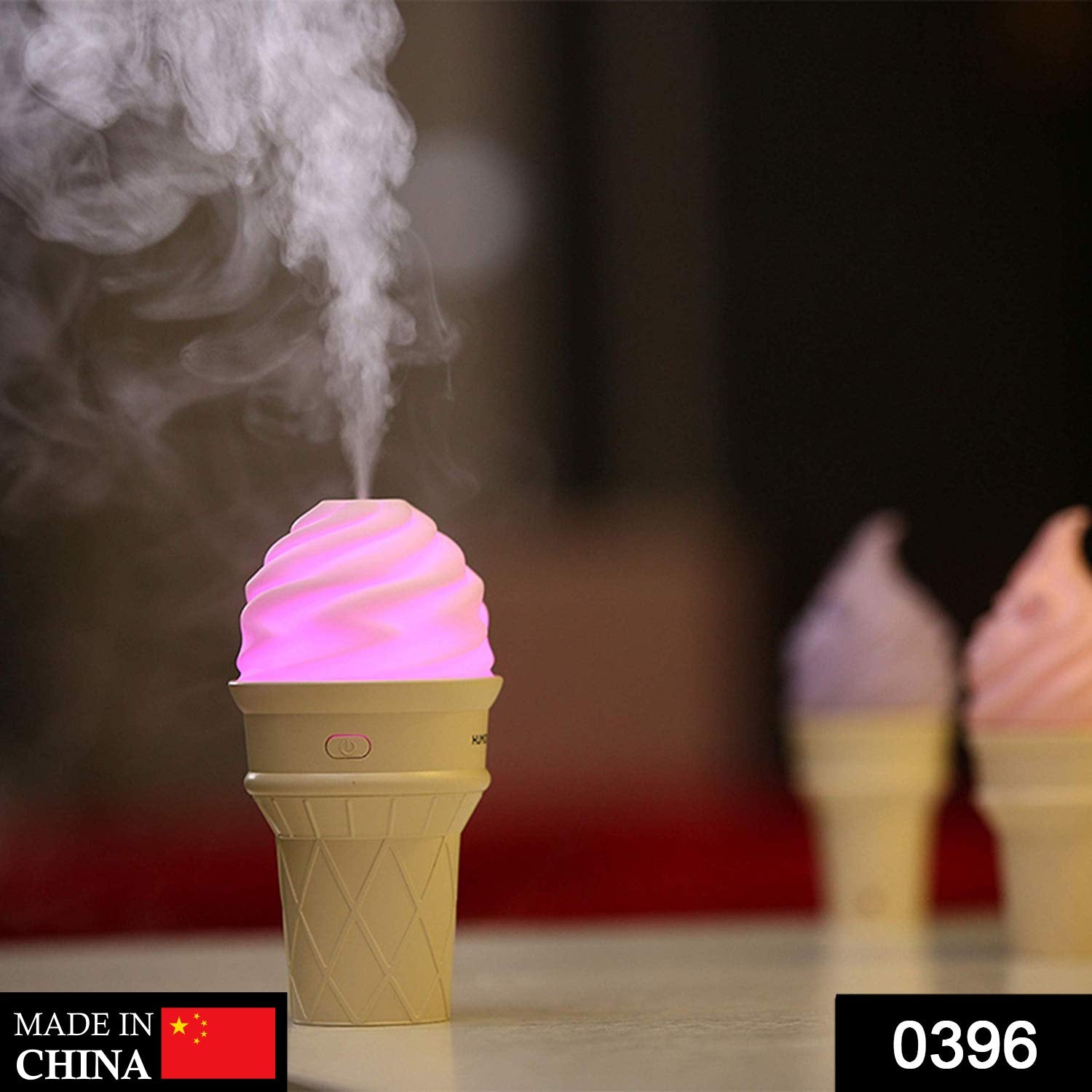 Ice Cream LED Humidifier – Portable Air Moisturizer & Fragrance Diffuser Secondary image