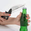 Black stainless steel 4-in-1 clever cutter with ergonomic silicone grips.