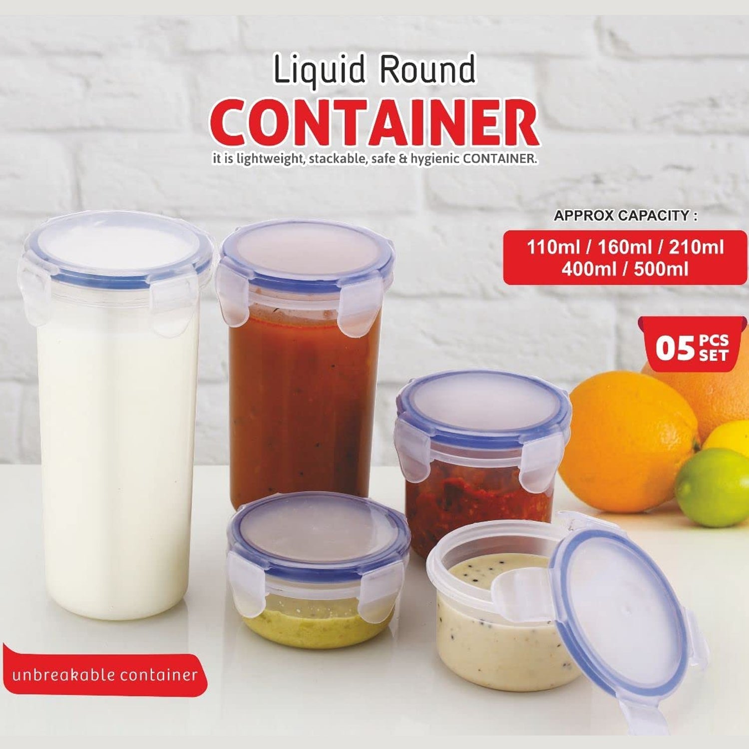 Airtight Food Storage Containers – Leak-Proof Set | Organivo Secondary image
