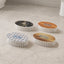 Oval cloth washing brushes with nylon bristles for effective stain removal