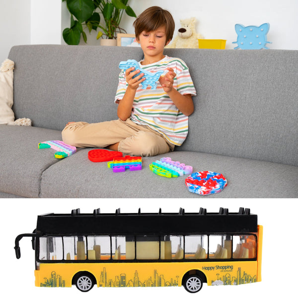 City explorer model London double decker bus toy made from sturdy die-cast alloy