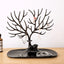 Deer shaped jewellery display holder with antler tree design for earrings and necklaces