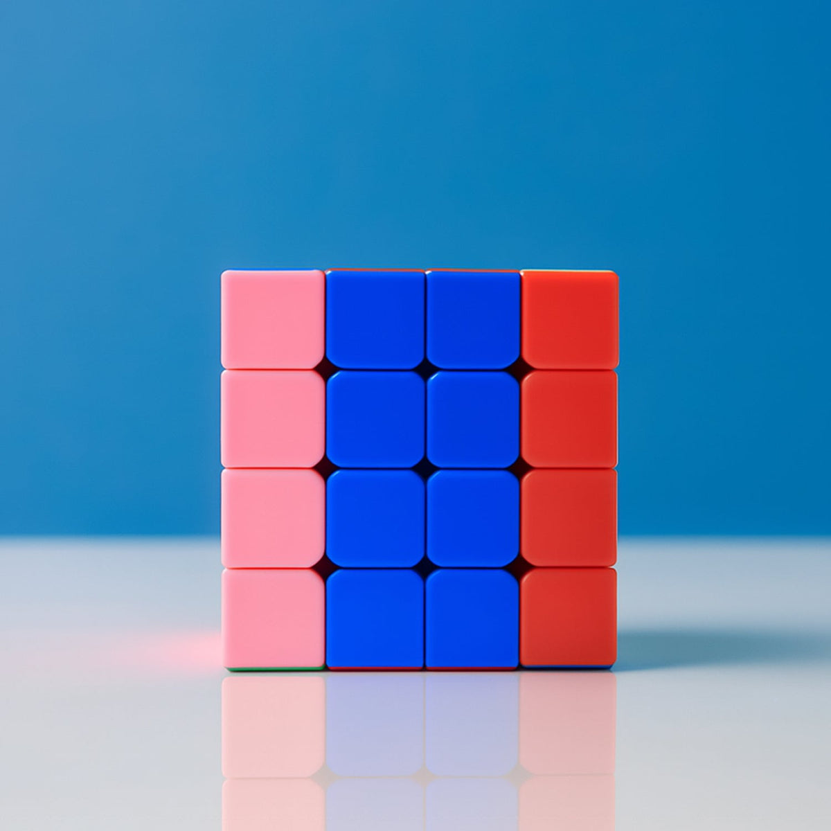 4x4 Magic Speed Cube with smooth rotation and bright multicolor tiles Main image