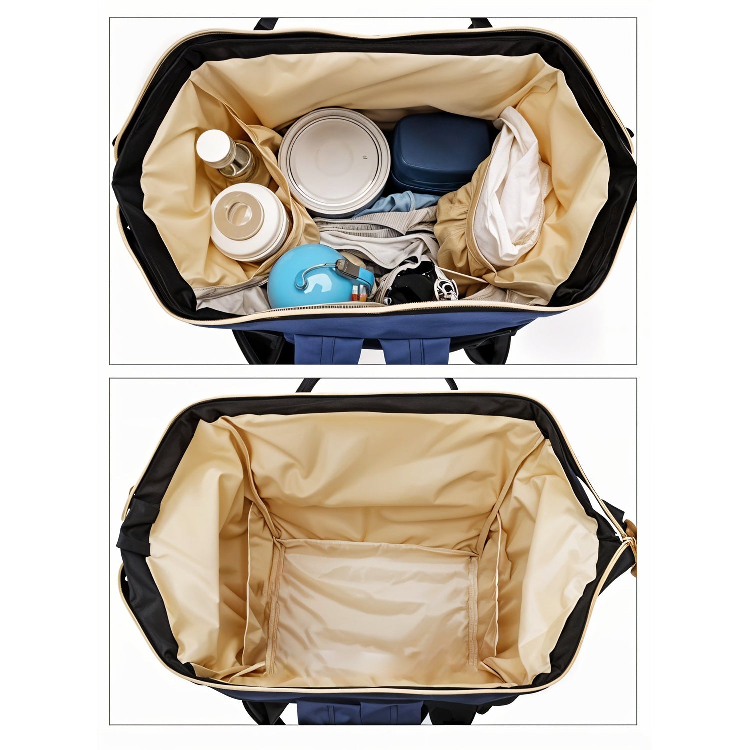 Diaper Bag Backpack – Large Capacity, Multipurpose | Tots Basics Secondary image
