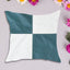 Soft decorative pillow cover in a light colour on a modern living room sofa.