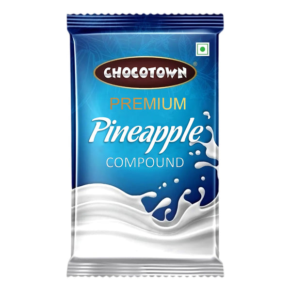 Freshly baked cake slices showcasing the vibrant pineapple flavour from the baking compound.