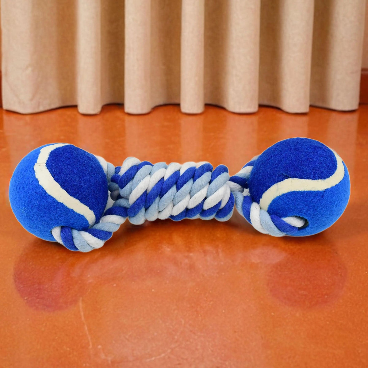 Durable two-way cotton rope dog toy for active play. Main image