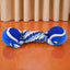Durable two-way cotton rope dog toy for active play.