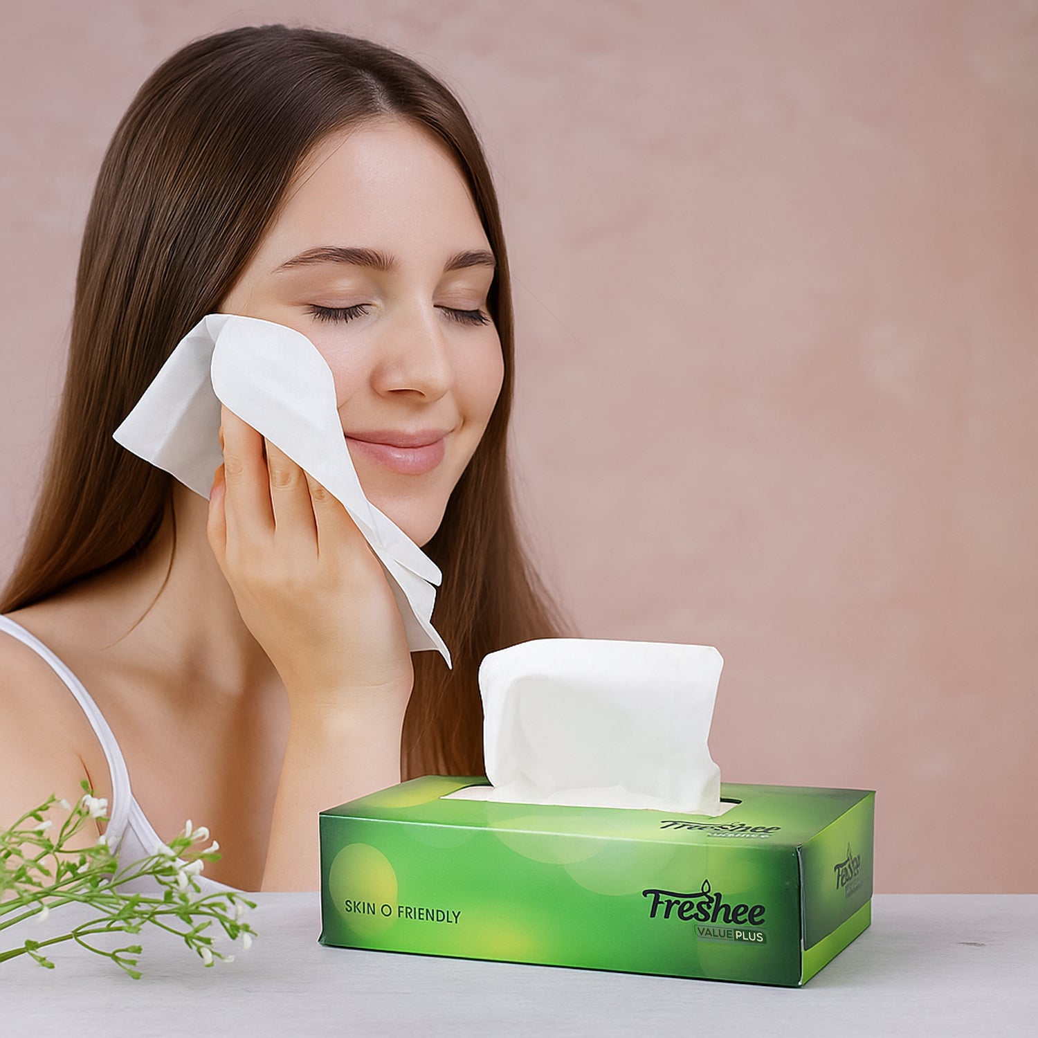 Skin-Friendly Facial Tissues – Premium Softness & Hypoallergenic Pack Secondary image
