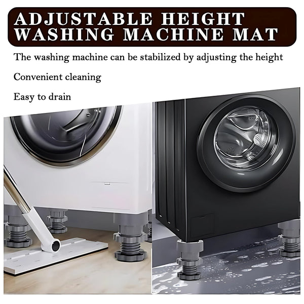 Heavy-duty anti-slip anti-vibration pads for washing machines and refrigerators