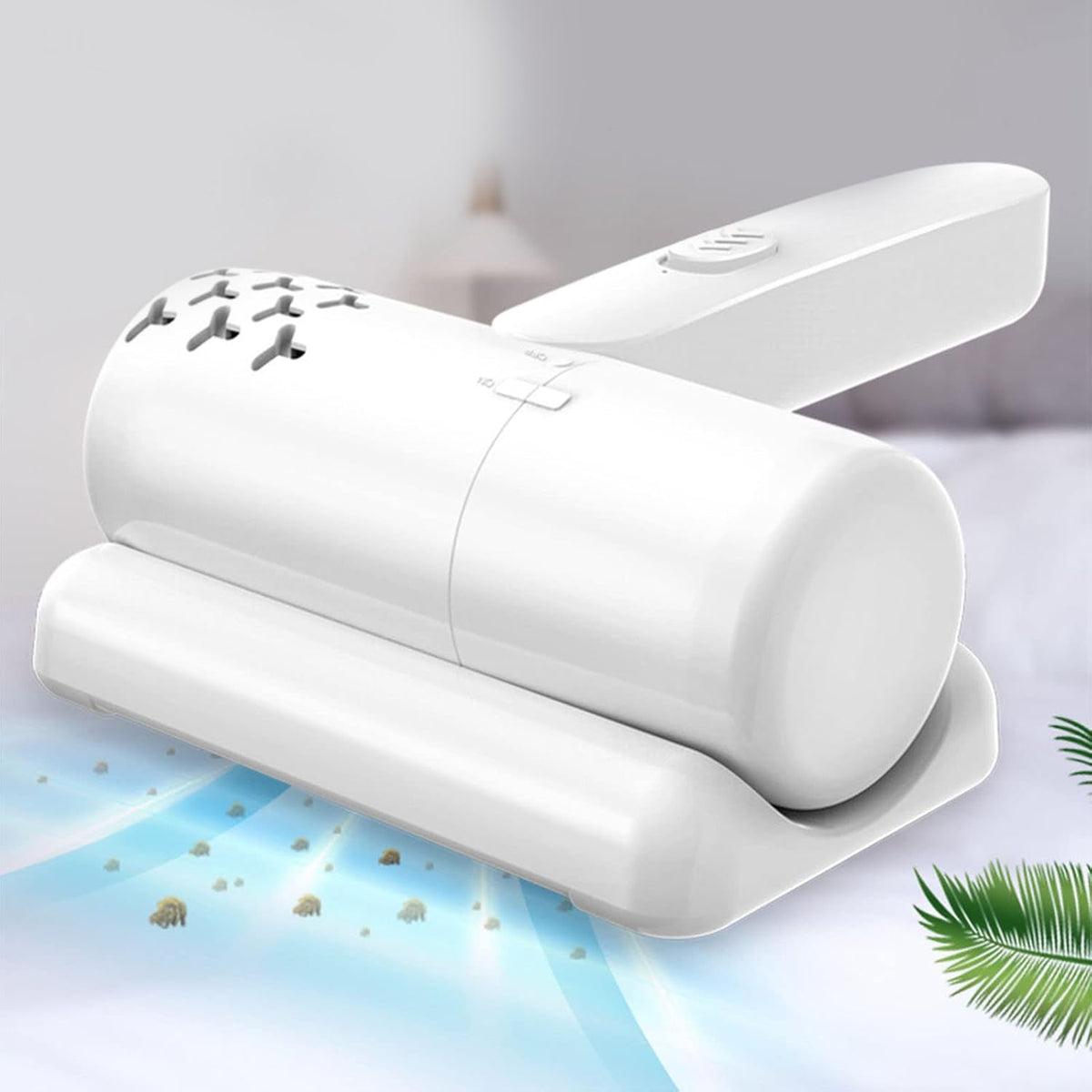 Dust Mite Controller USB rechargeable device on fabric surface Main image