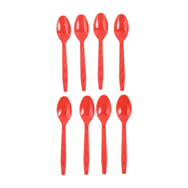 Flexible and handy reusable plastic spoon perfect for serving and meals