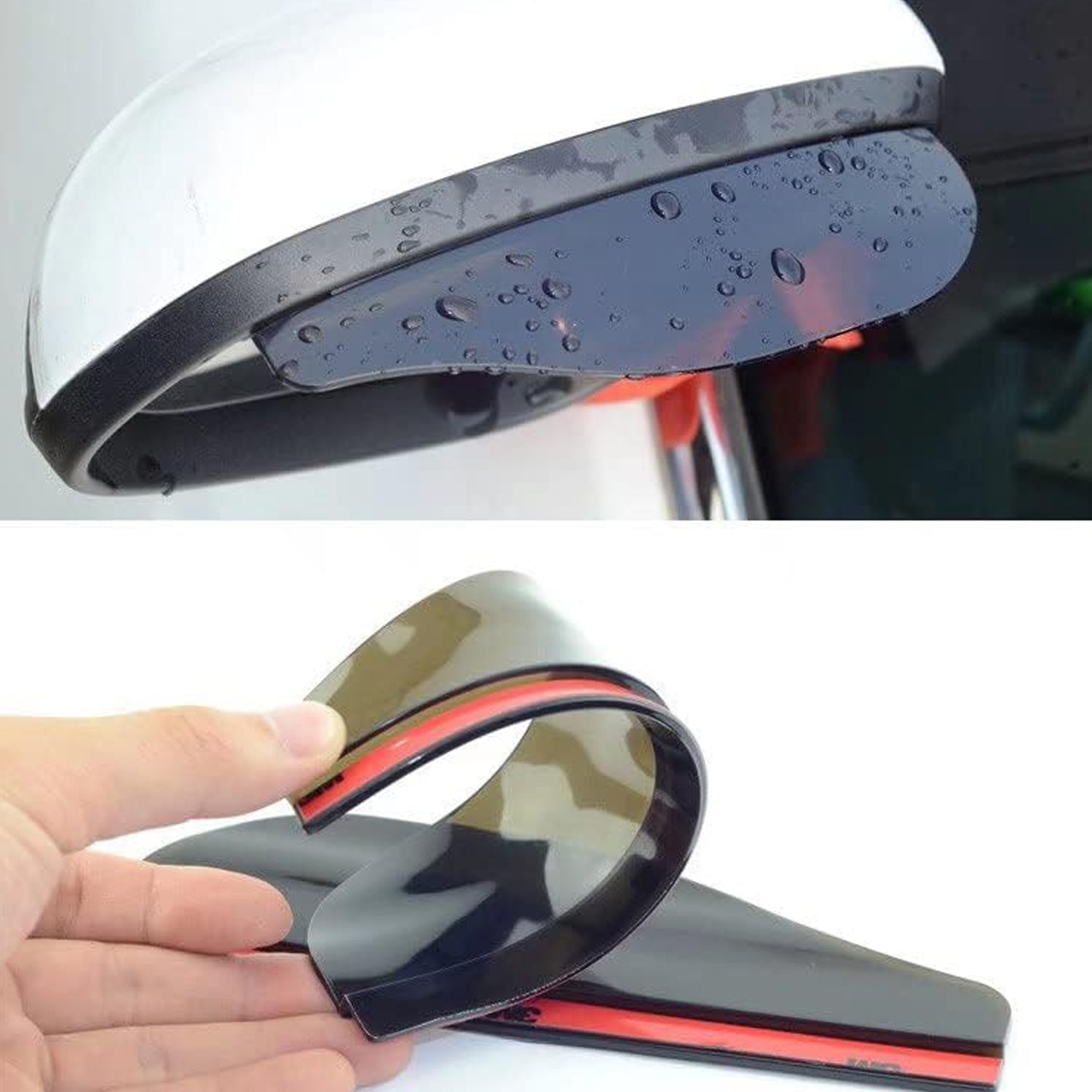 Car Rearview Mirror Rain Protector Anti-Glare All-Weather Secondary image