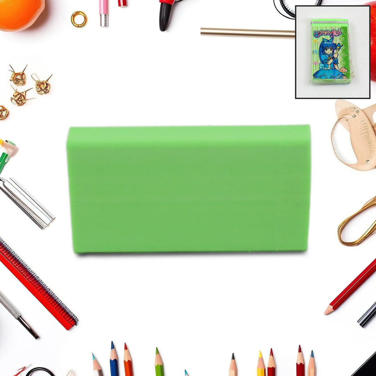 A creative cute cartoon eraser with a vibrant animal design, perfect for kids. Main image